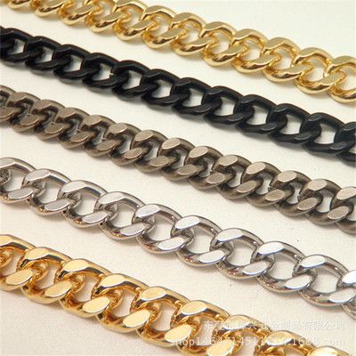 金属华体会体育铁磨链 浅金色电镀箱包华体会体育  - 4